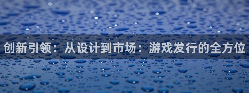 bbin视讯官网平台怎么样啊：创新引领：从设计到市场：游戏发行的全方位